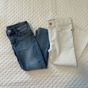 Toddler girl blue jeans bundle